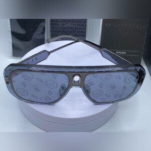 Philipp Plein SPP050 Monogram Lenses❗️Size 99-0150 Made in Italy 🇮🇹❗️
